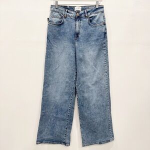 Lola Milan High Rise Wide Leg Jeans Light Wash Size 29